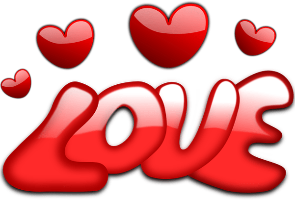 Love word graphics