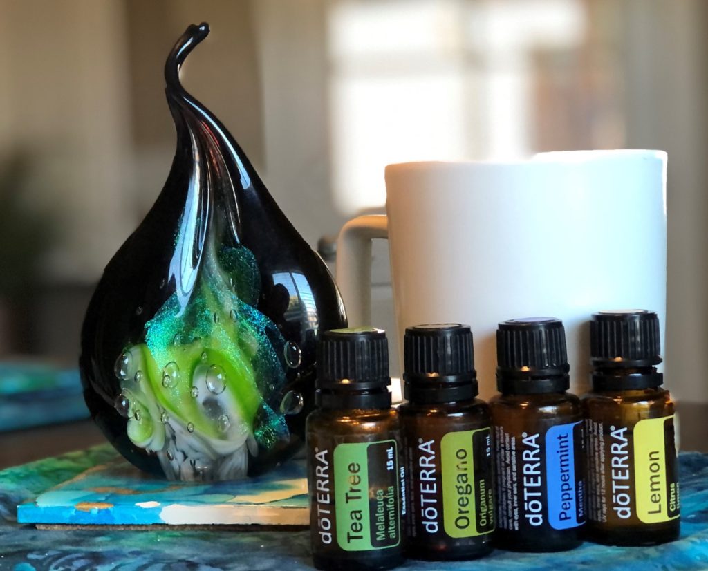 Picture doTERRA essential oils needed to maintain clear sinus passages to optimize production of nitric oxide in paranasal sinuses.